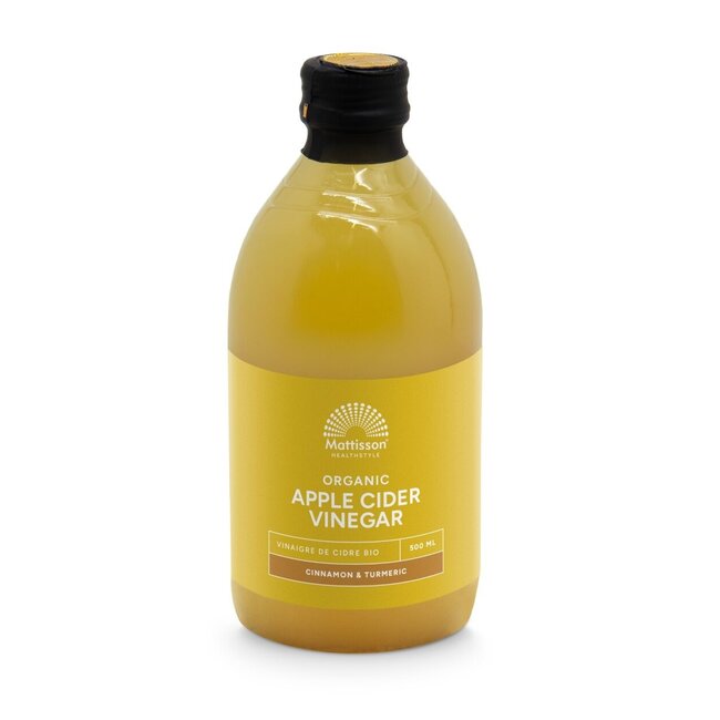 Vinagre de sidra de manzana con canela y cúrcuma bio 500 ml