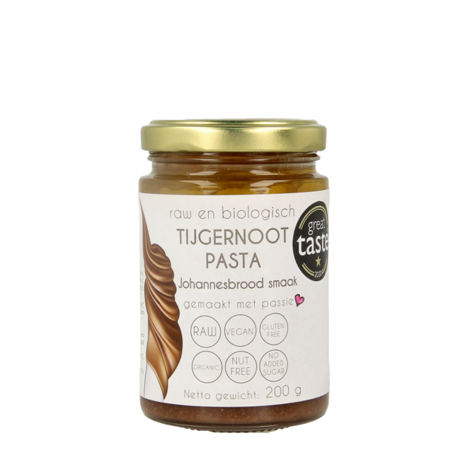 Pasta z orzechów tygrysich Vitiv, smak chleba świętojańskiego, bio, 200 gramów