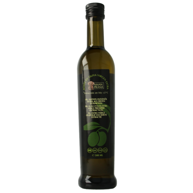 Huile d'olive extra vierge première extraction bio 500 ml