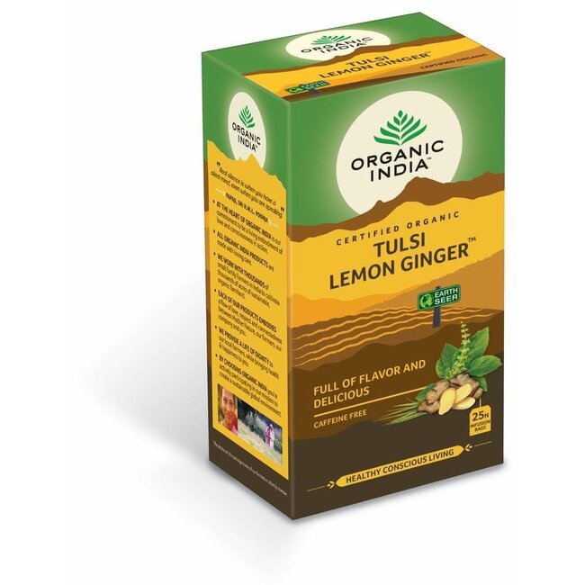 Organic India Tulsi Lemon Ingwer Tee Bio 25 Beutel