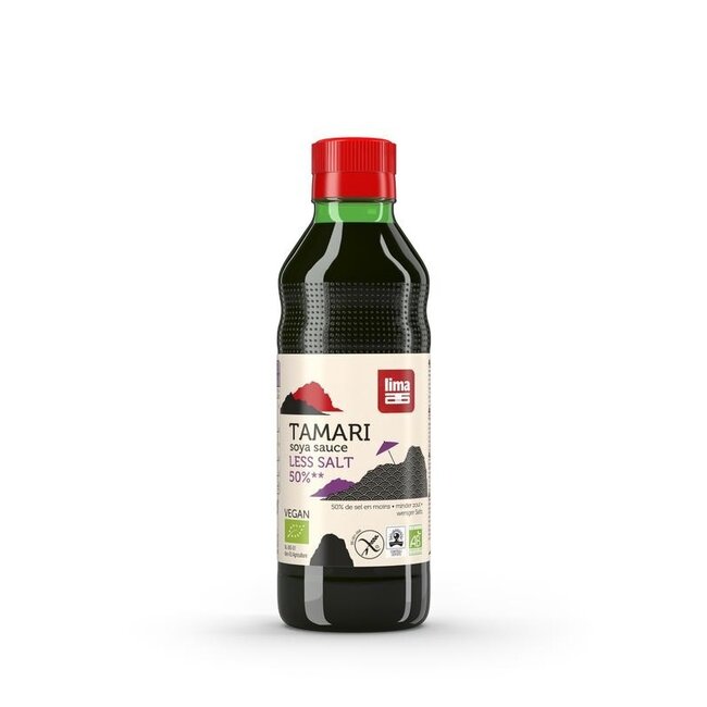 Tamari 50% menos sal ecológico 250 ml