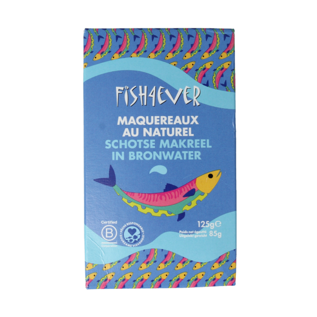 Schotse makreel bronwater 125 Gram