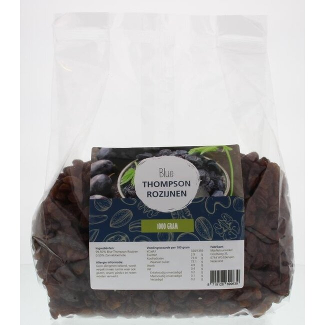 MijnNatuurwinkel Pasas Thompson azules 1 Kilogramo