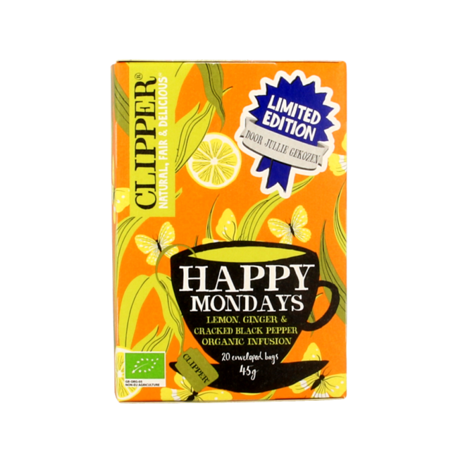 Tè Clipper Happy Mondays Biologico 45 Grammi
