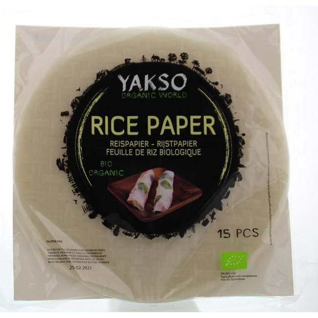 Yakso Rijstpapier bio 150 Gram