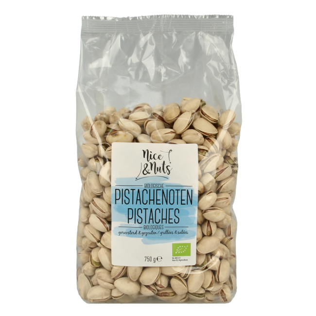 Pistaches grillées et salées bio 750 g
