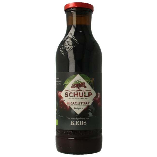 Succo di ciliegia puro biologico Krachtsap 750 Millilitri
