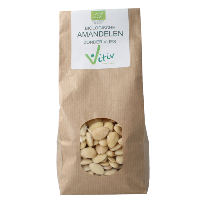 Vitiv Organic Blanched Almonds 500g