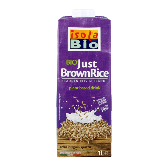 Isola Bio Just Arroz Integral Bio 1 Litro