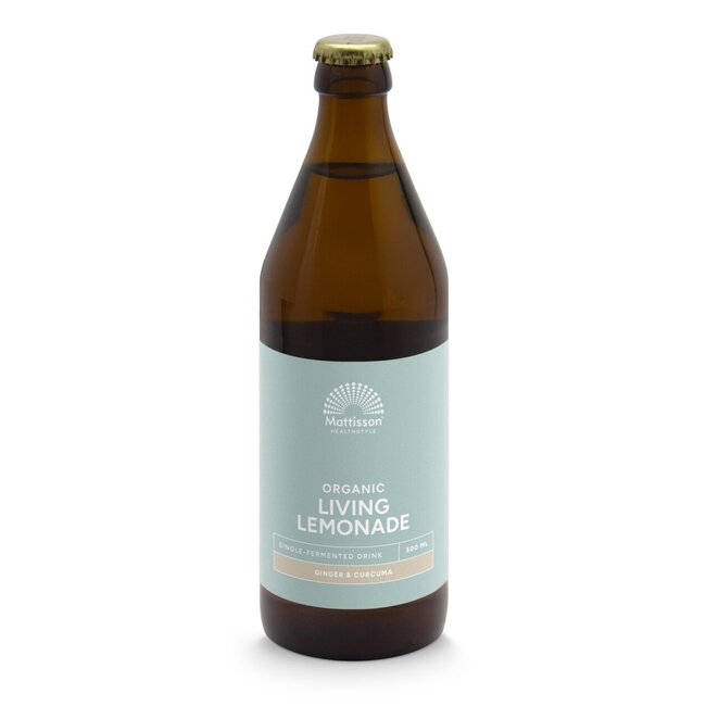 Mattisson Living organic ginger & turmeric lemonade 500ml