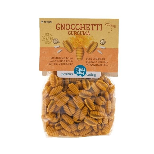 TerraSana Gnocchetti de arroz con cúrcuma bio 250 g