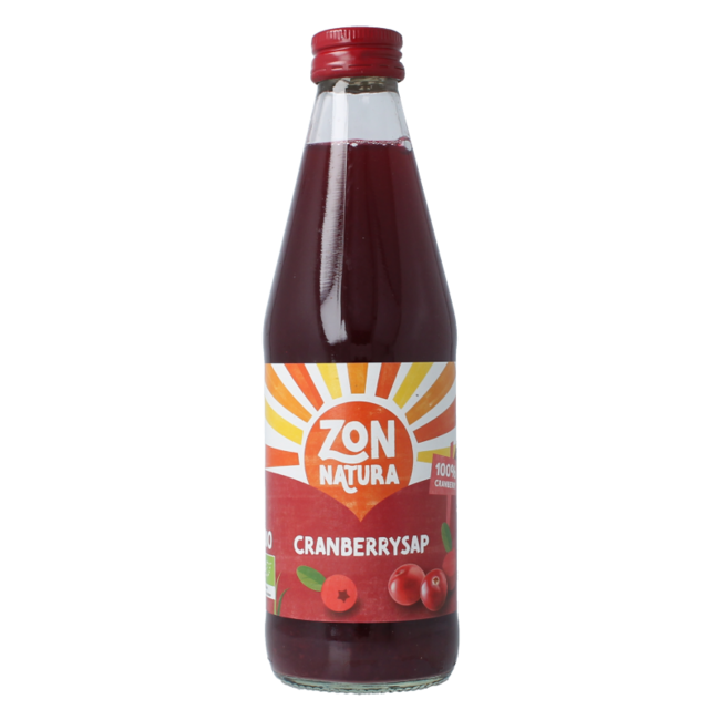 Zonnatura Zumo de arándanos rojos puro bio 330 ml