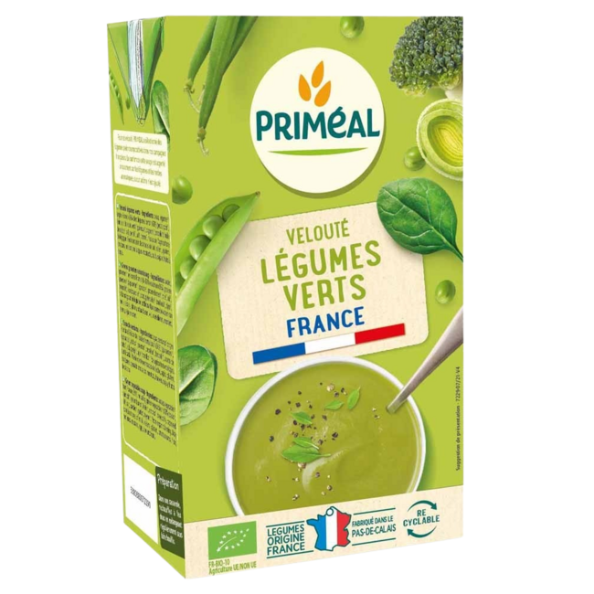 Velouté de légumes verts bio Priméal 1 Litre