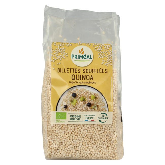 Gepofte quinoa bio 100 Gram