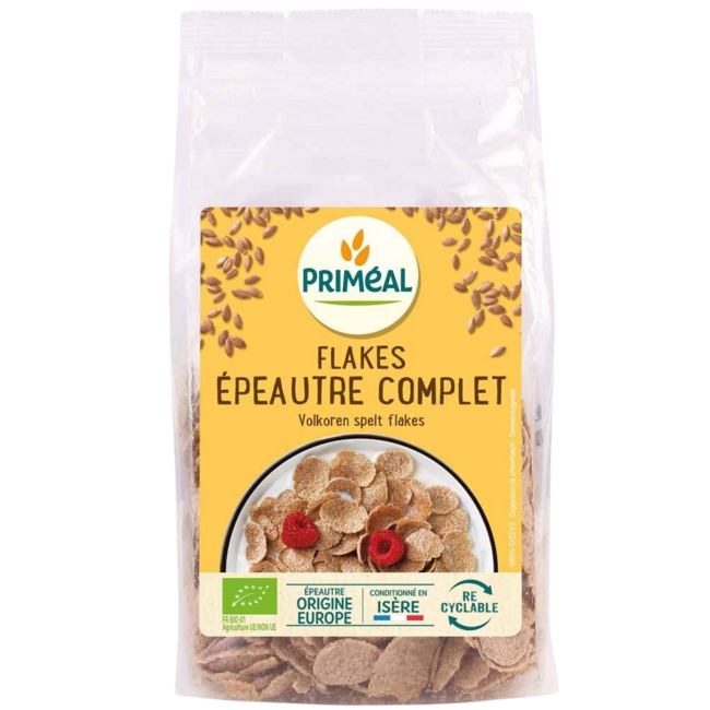 Primeal Fiocchi di farro integrale bio 200 Grammi