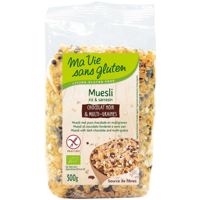 Ma Vie Sans Organic Gluten-Free Chocolate and Multi-Grain Muesli 300g