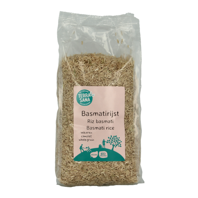 Bio Basmati Reis braun 1 Kilogramm