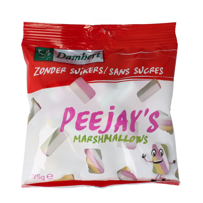 Malvaviscos Damhert Peejays 75 gramos