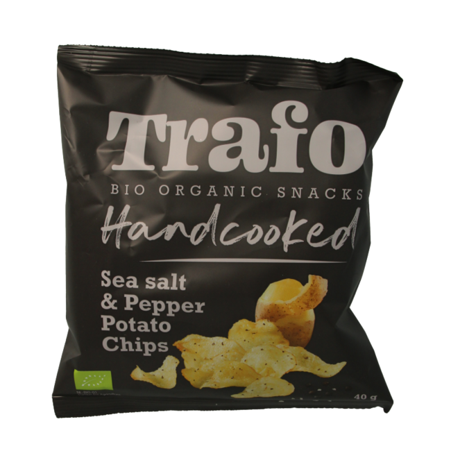 Trafo Chips cotti a mano sale e pepe bio 40 Grammi