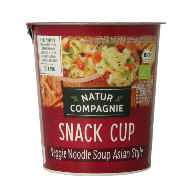 Natur Compagnie Cupnoodles Asia vegetales bio 55 g