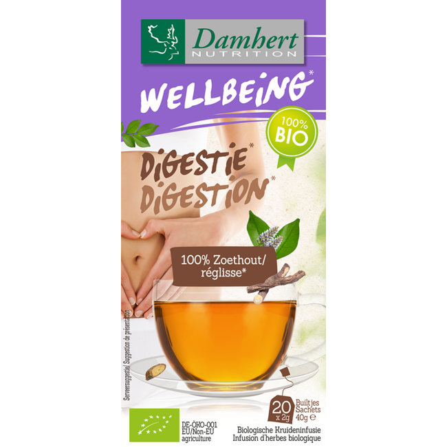 Tè biologico alla liquirizia Damhert Tea time 20 Bustine