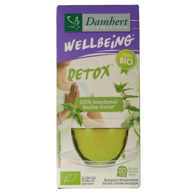 Damhert Brandnetelthee bio 20 Zakjes