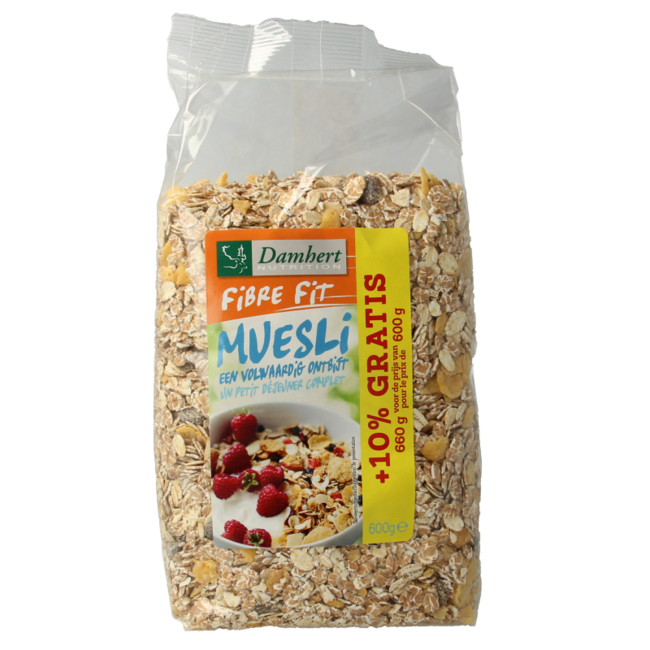 Damhert Fibre fit muesli 600 Gram