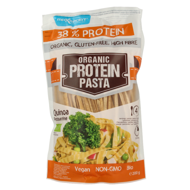 Max Sport Pasta de proteínas quinoa fettuccine 200 g