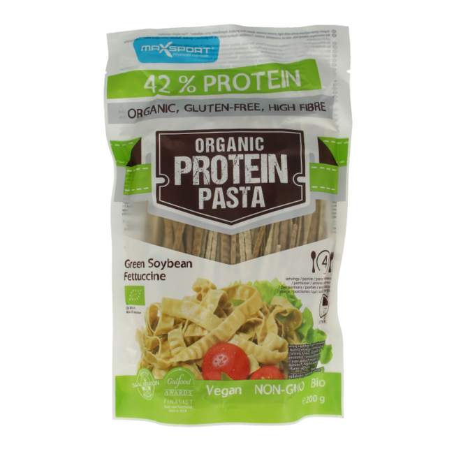 Max Sport Makaron proteinowy fettuccine z zielonej soi bio 200 Gram