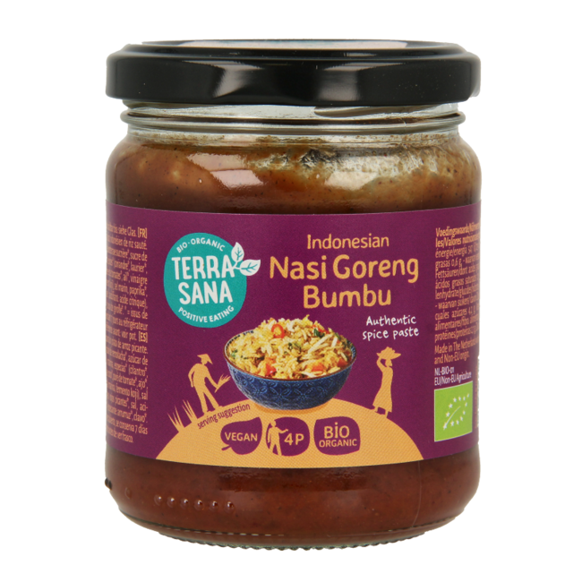 Indonesische Nasi Goreng Boemboe Bio 200 Gramm