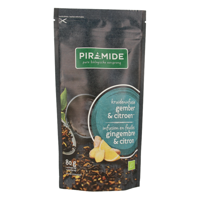 Piramide Zenzero e Limone Bio 80 Grammi