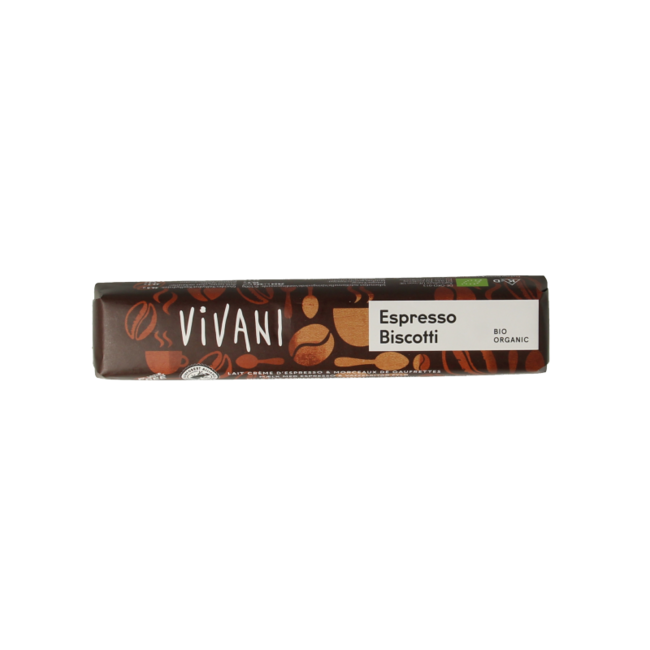 Chocolate To Go espresso biscotti bio 40 Gramów