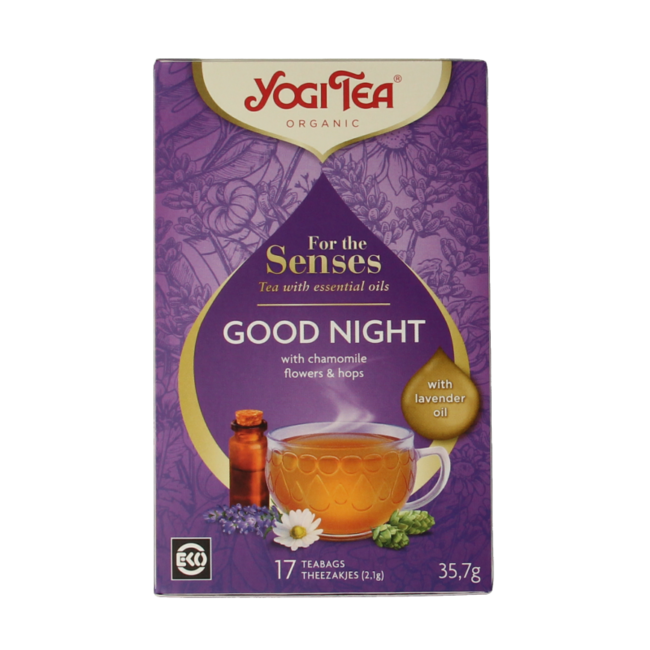 Tea for the Senses Good Night Bio 17 sachets