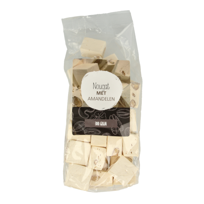 MijnNatuurwinkel Fudge torrone mandorle 300 Grammi
