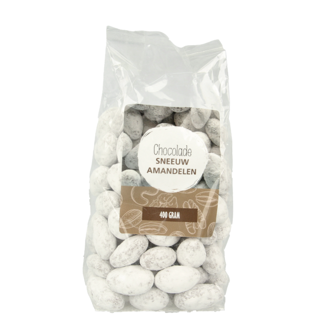 Mandorle innevate al cioccolato MijnNatuurwinkel 400 Grammi