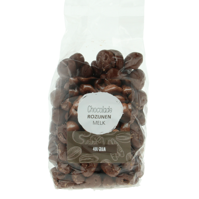 MijnNatuurwinkel Pasas con chocolate con leche 400 gramos