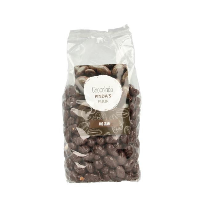 MijnNatuurwinkel Cacahuetes con chocolate negro 400 g