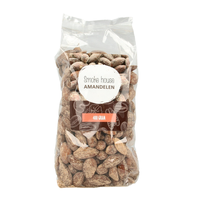 MijnNatuurwinkel Smoke house amandelen 400 Gram