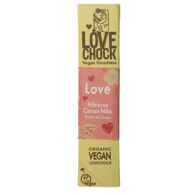 Lovechock Love hibiscus éclats de cacao bio 40 g