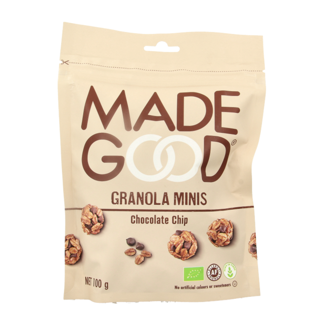 Mini Granola Made Good con gocce di cioccolato bio 100 Grammi