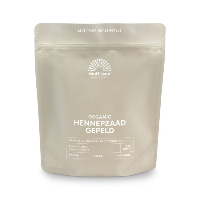 Łuskane nasiona konopi bio 800 Gram