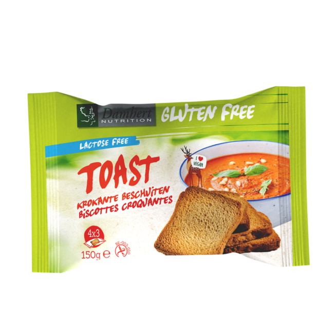 Tosty Damhert bezglutenowe 150 gramów