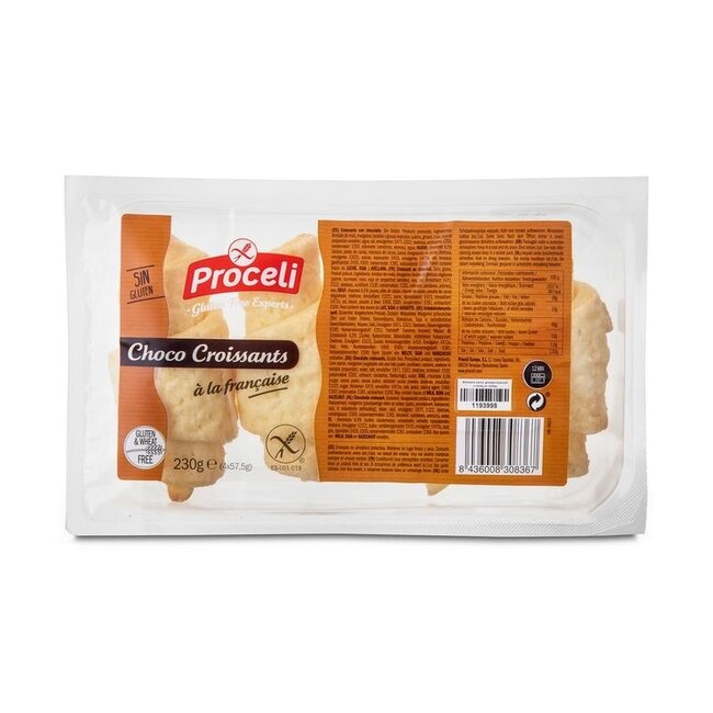 Chocolate Croissants 4 pieces 230g