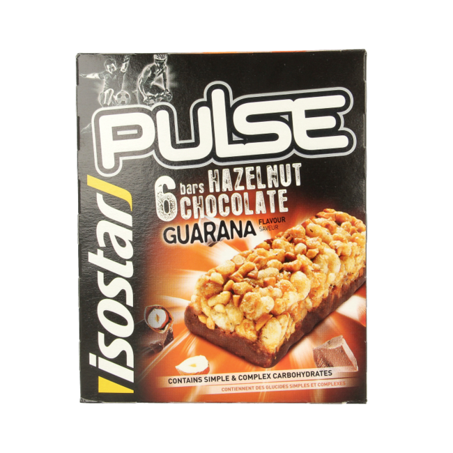 Isostar Barre Pulse noisette 138 g