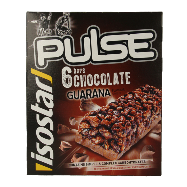Barre Isostar Pulse chocolat pack de 6 138 Grammes