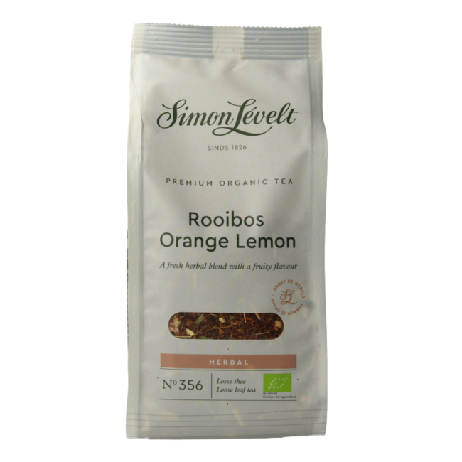 Simon Levelt Rooibos pomarańcza cytryna bio 110 Gram