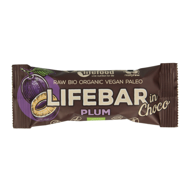 Lifefood Lifebar Inchoco pruneaux bio raw 40 g