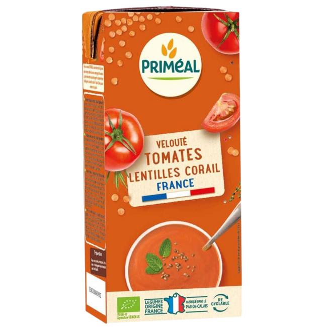 Primeal Organic Tomato and Red Lentil Soup 330ml