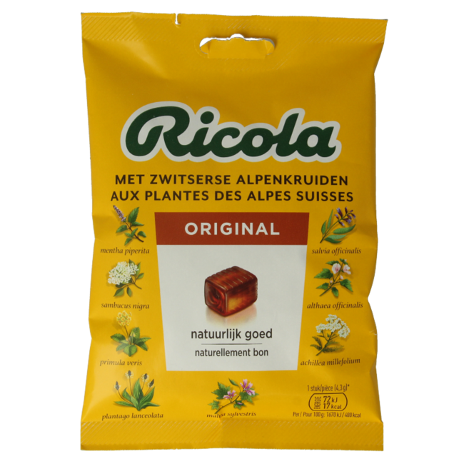 Ricola Original Bolsa 75 g