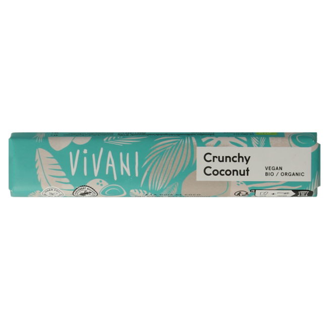 Vivani Chocolate To Go coco crujiente vegano bio 35 g